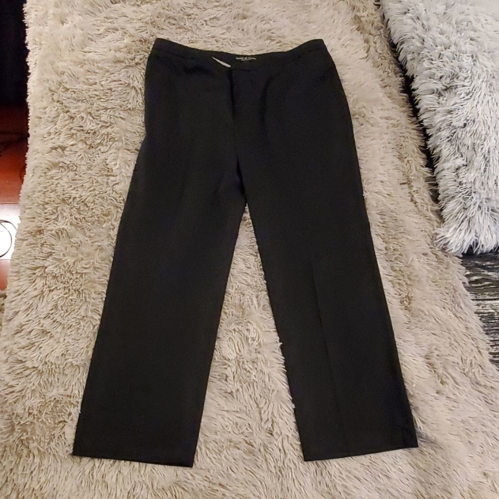 Black Peace of Cloth cropped pants size 12